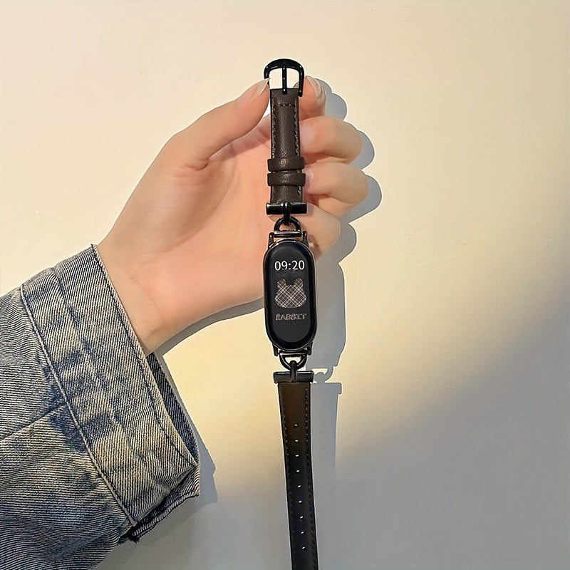 Synthetic Leather Watch Strap for Men and Women with D-Buckle NFC Fit Durable Breathable