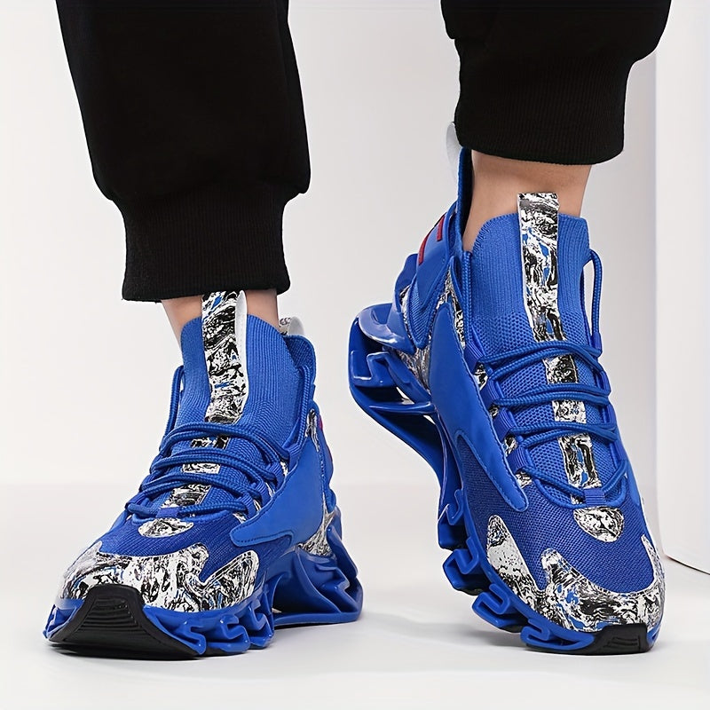 Breathable Casual Sneakers for Couples All-Season Large Size Round Toe Sports Shoes