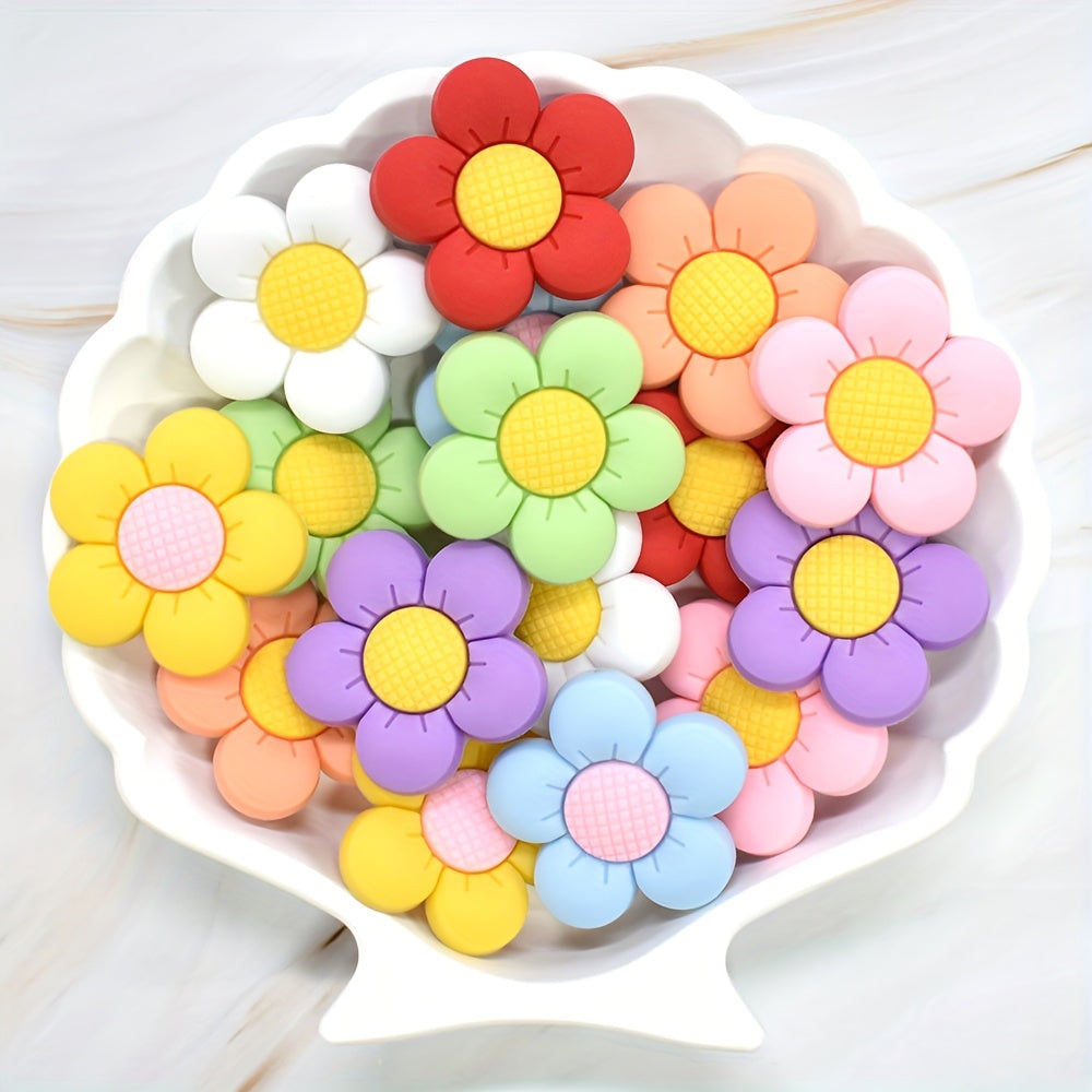Women Summer Cartoon Flower Shoe Charms 16/20/31pcs Clog Sandal Decorations