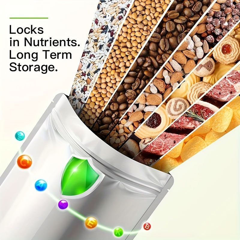 10 Pieces Food Grade Aluminum Foil Mylar Bags for Long-Term Food Storage 50.8cm x 76.2cm