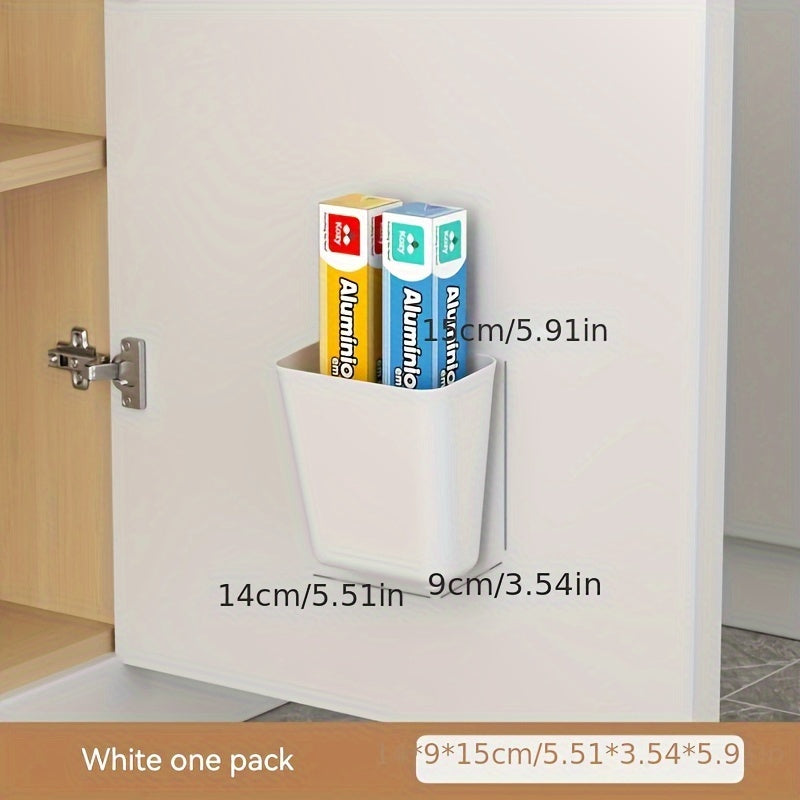 Cesta de almacenamiento de plástico para puertas para la organización de la cocina