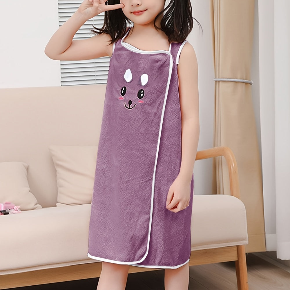 Baby Bath Towel with Rabbit Ears Soft Cotton Kids Towels for Children