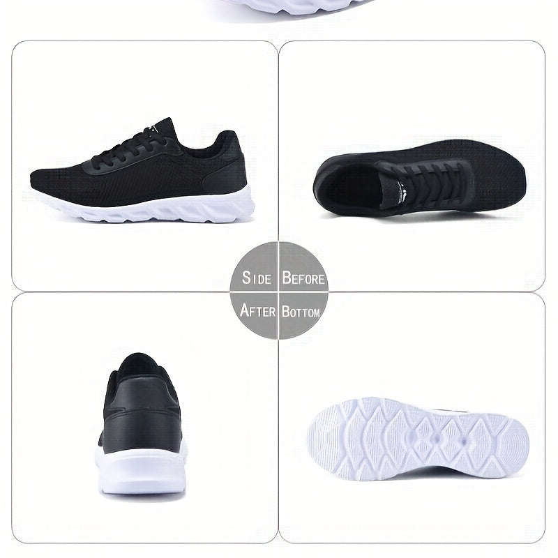 Navy Blue Mesh Running Sneakers for Men Women Spring Summer Breathable Lightweight