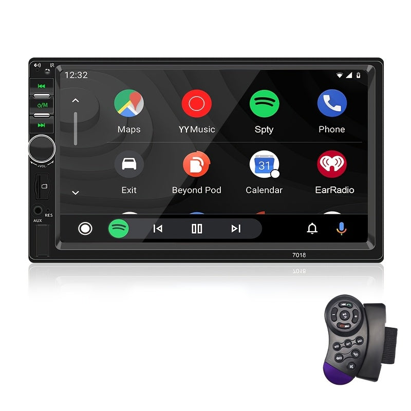 Car MP5 Radio with CarPlay Android Auto 7-Inch HD Touch Screen GPS Reversing Camera Support