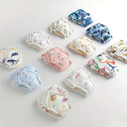 Baby Training Pants Soft Knit Breathable Cloth Diaper Covers Leak-Proof Potty Underwear for Ages 0-3