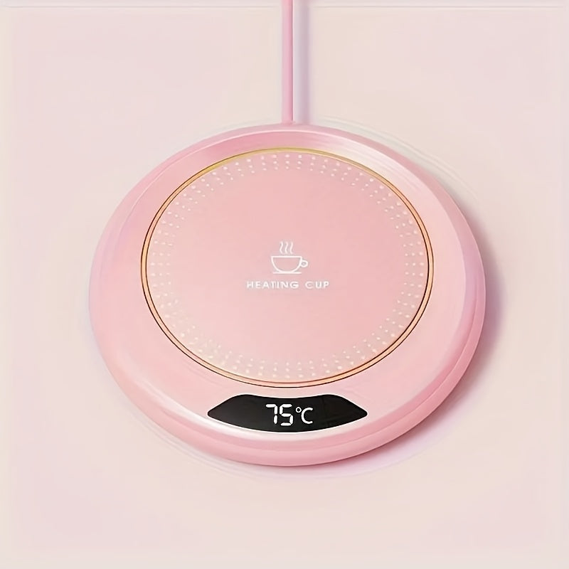 Touch-Activated Heating Coaster USB Powered with Adjustable Temperatures for Hot Drinks