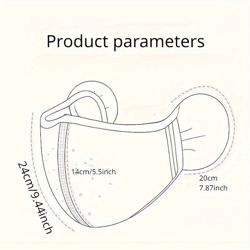 Women's Winter Ear Muff Face Mask Windproof Breathable Stretch Polyester