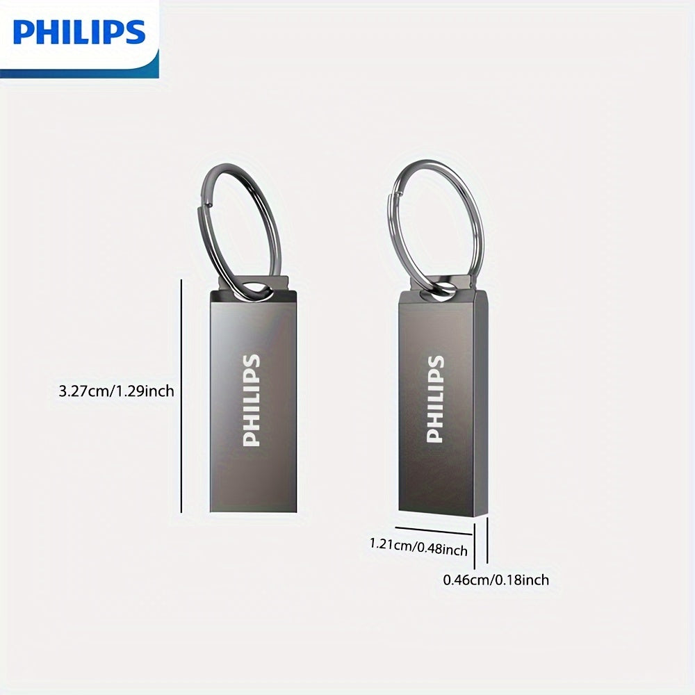 High-Speed Metal USB 2.0 Flash Drive 8GB 16GB 32GB 64GB Retractable Shockproof Antimagnetic Keyring