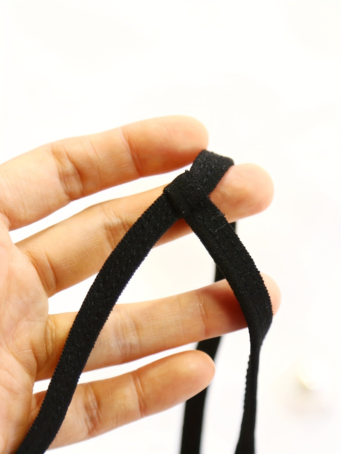 Panties tanga de tiro bajo para mujer, transpirable, mezcla de nylon, detalle cruzado, lencería semi-transparente