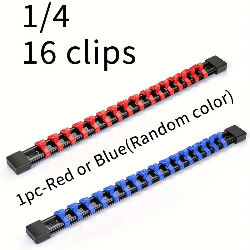 Socket Organizer Wall Rack for 1/4, 3/8, and 1/2 Inch Ratchet Sockets