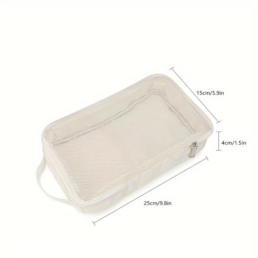 Waterproof Polyester Travel Organizer Bag with Compartments for Clothing and Essentials