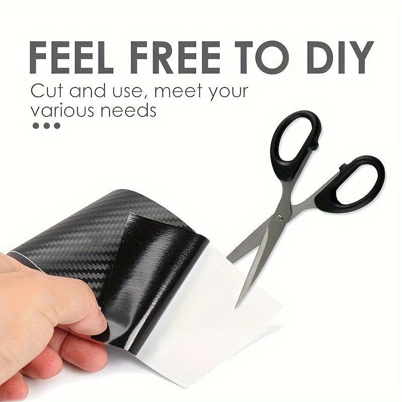 Car Door Sill Protector Sticker Anti-Scratch Kick Guard Pad 1pc