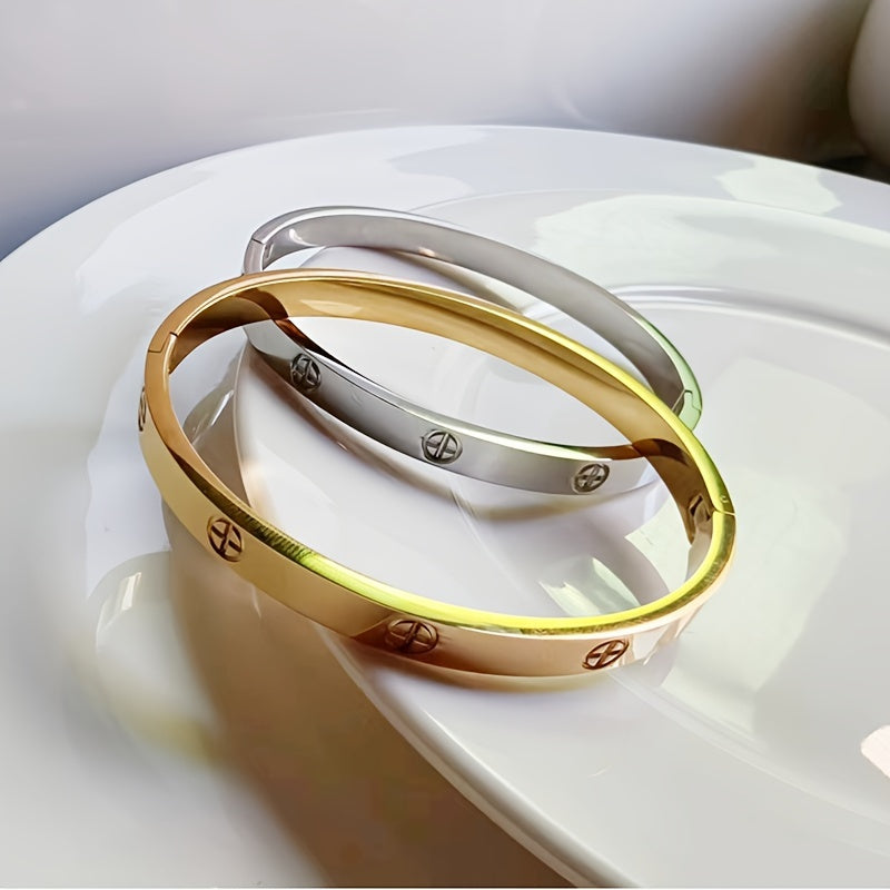 Cross Border Titanium Steel Bracelet Unisex Elegant Durable Jewelry