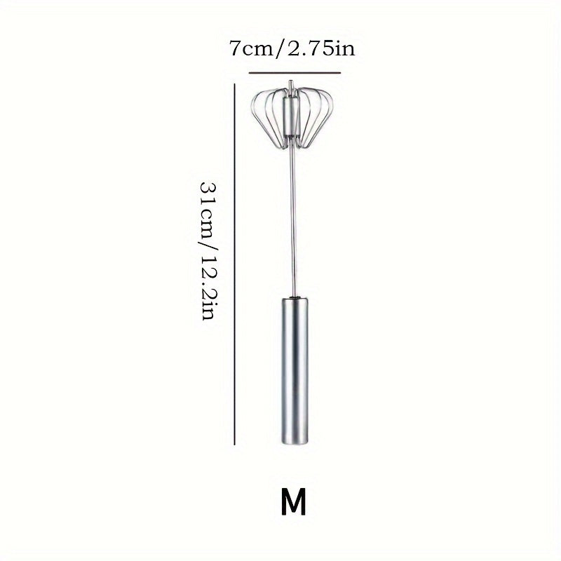 Batidora de mano 3 en 1 de acero inoxidable, varilla, batidor, espumador, herramienta de cocina