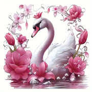 Swan Pattern Toilet Seat Sticker for Bathroom and Kitchen Decor