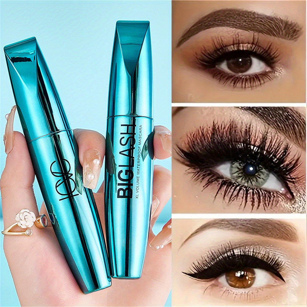 Women Waterproof Mascara Black Long-Lasting Volumizing Clump-Free