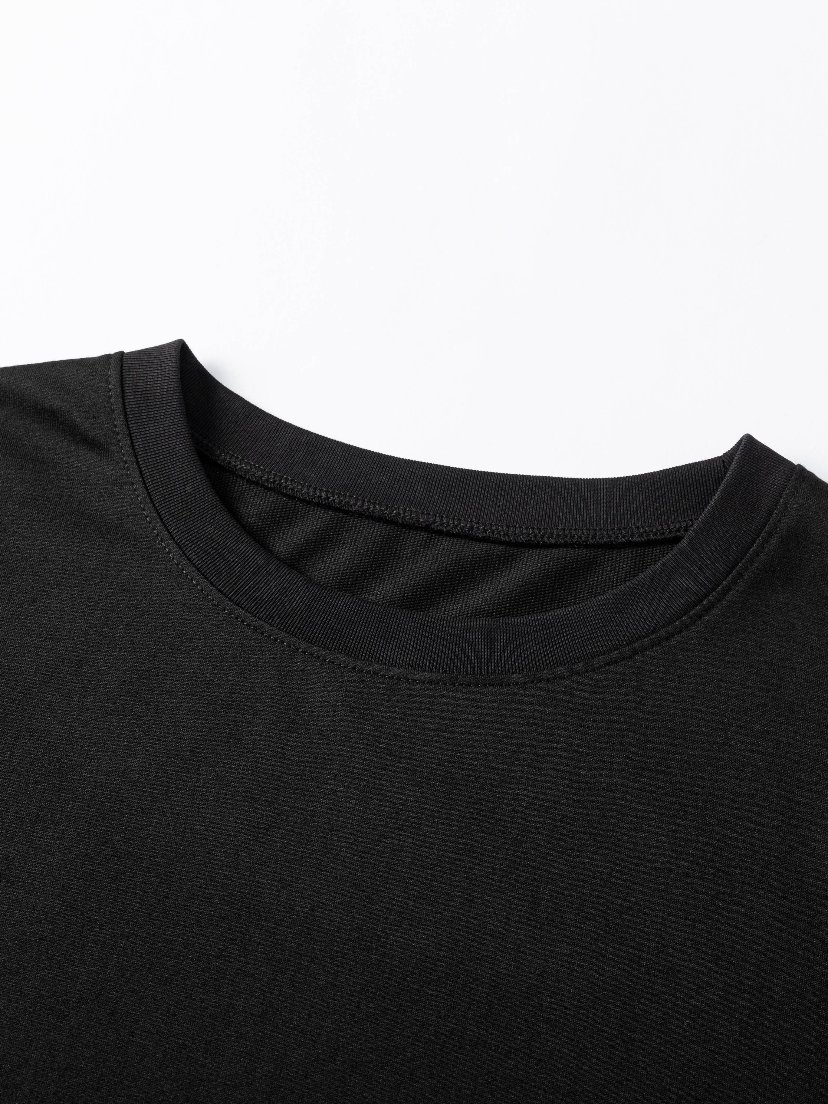 Plus Size Men's Solid 3-Piece T-Shirt Set for Summer Casual Streetwear