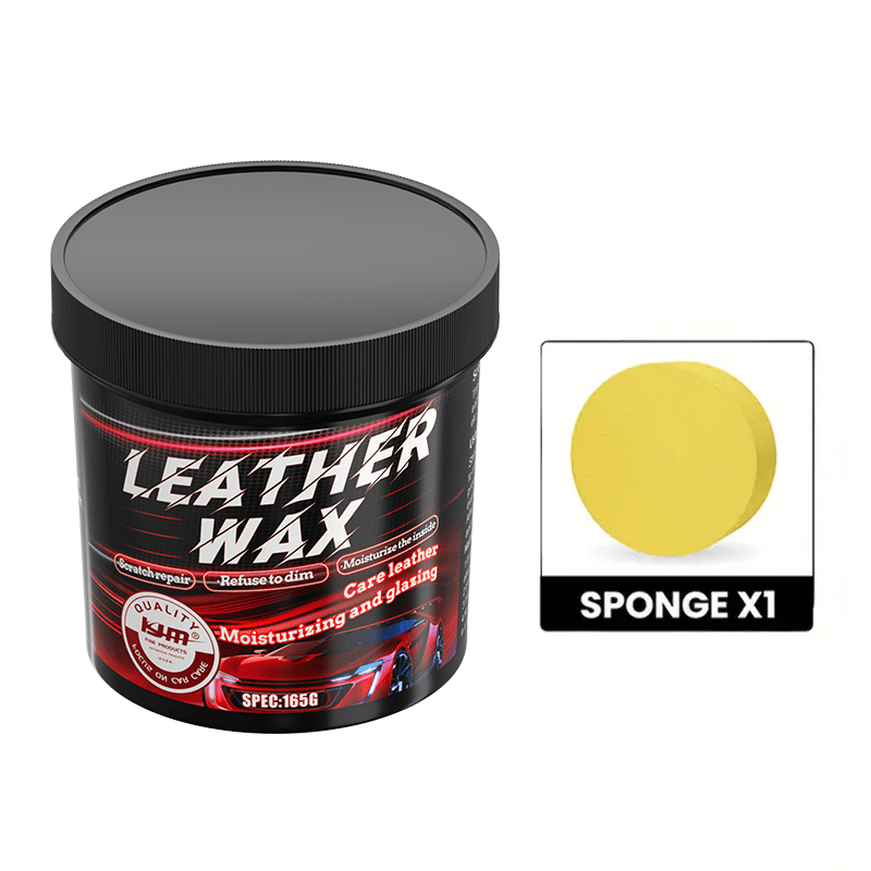 Leather and Plastic Restoring Wax Balm for Car Interior and Tire Shine