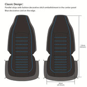 Universal PU Leather Car Seat Cover Set High Back Bucket Seat Covers for Cars Trucks SUVs