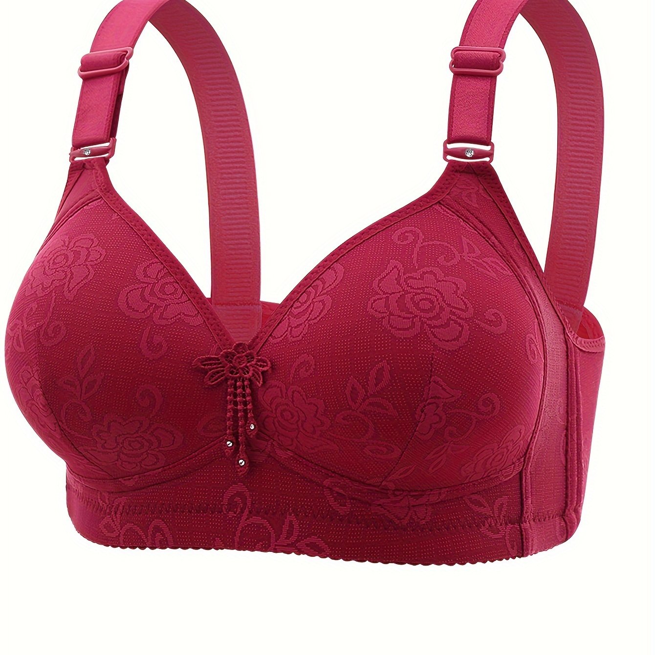 Women's Lace Wireless Push Up Bra Comfortable Breathable Lingerie