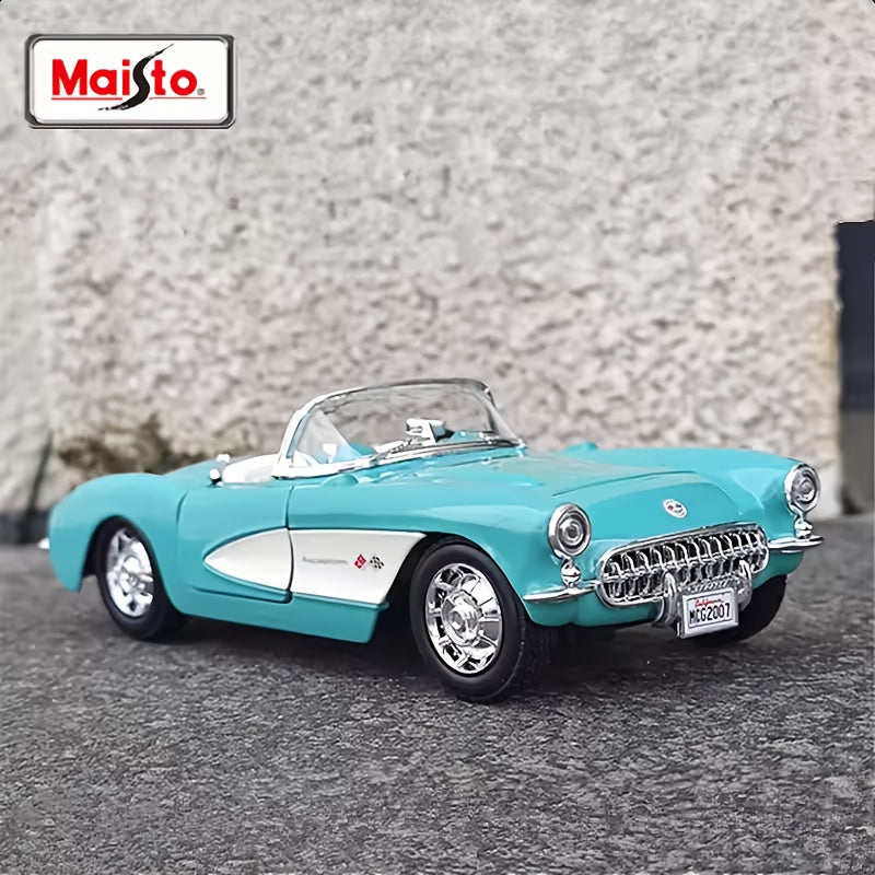 Kids Green Alloy Roadster Model Diecast Convertible Car Toy