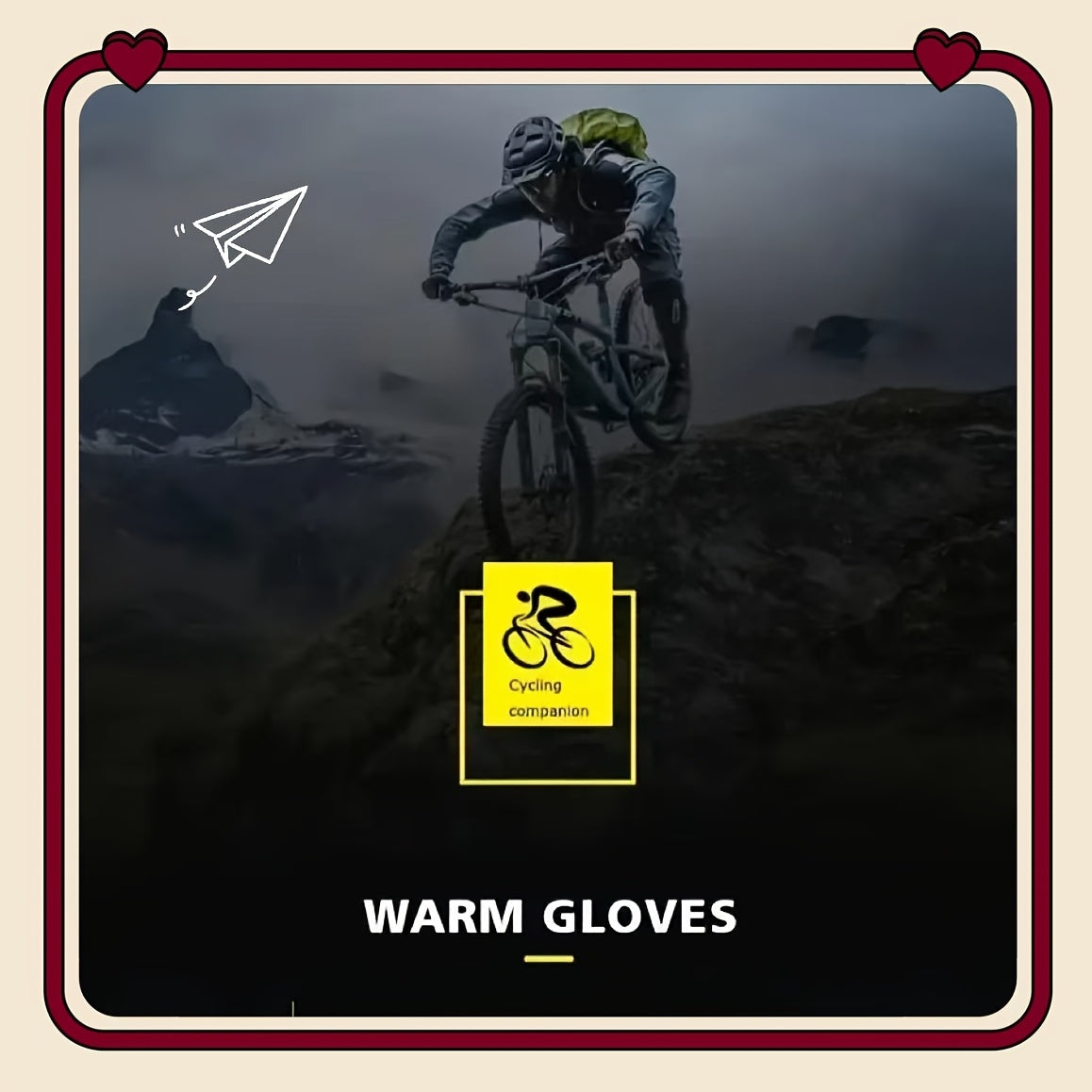 Winter Touchscreen Gloves for Men Women Warm Windproof Anti-Slip Ski Outdoor