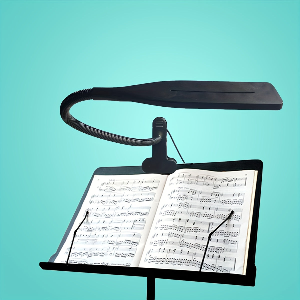 LED Music Stand Light Clip-On Eye-Friendly Blue Light Blocking USB Powered Adjustable Dimmable