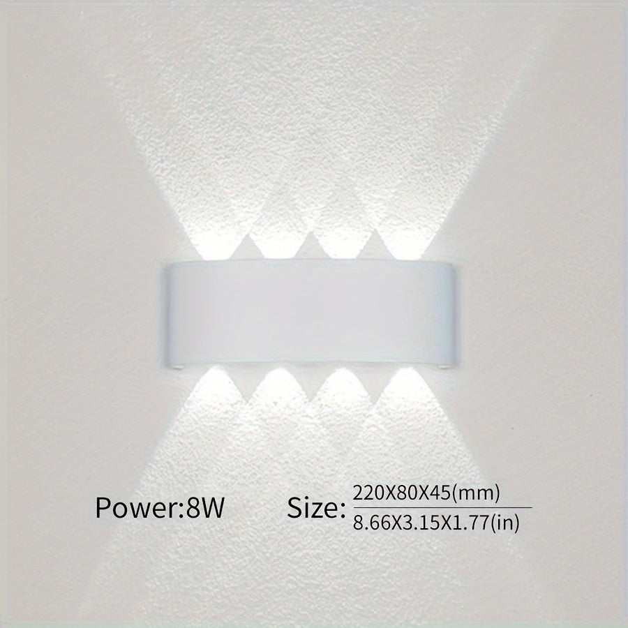 Wall Light with Adjustable Wattage 2W-10W for Indoor and Outdoor Use 85-265V