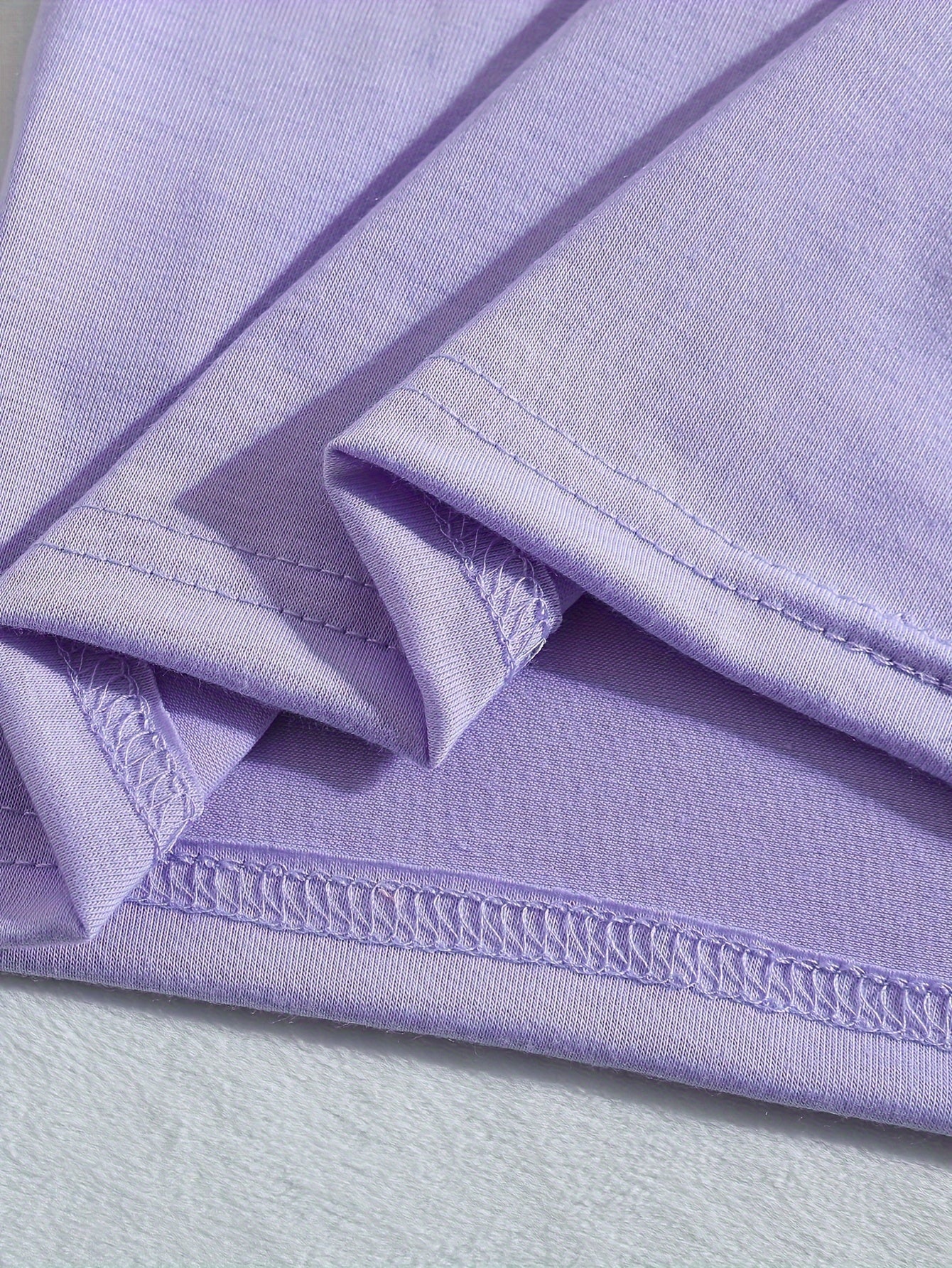 Girls' Knit Top with Capybara Drinking Milk Tea Pattern, Spring Summer Casual T-Shirt