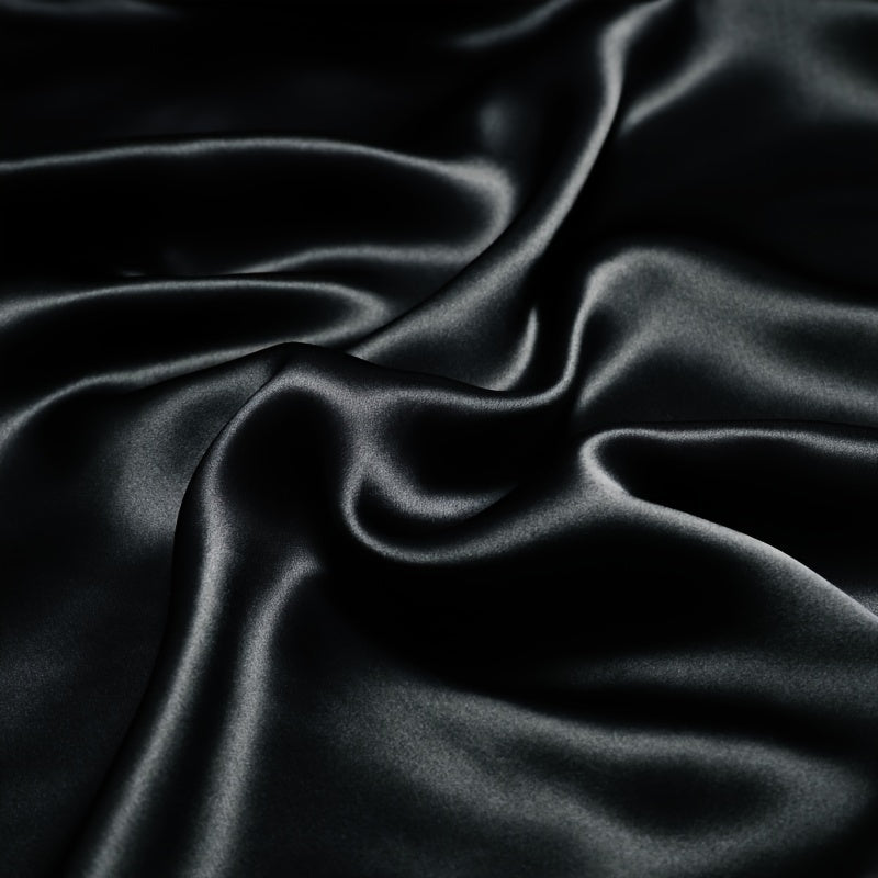 Silky Satin Pillowcase Breathable Soft Long Pillow Cover for Bed