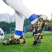 Yigitlar uchun futbol poyabzali, tutqich va velcro bilan, sirpanishga qarshi, nafas oladigan futbolkalar, ochiq havoda o'ynash uchun