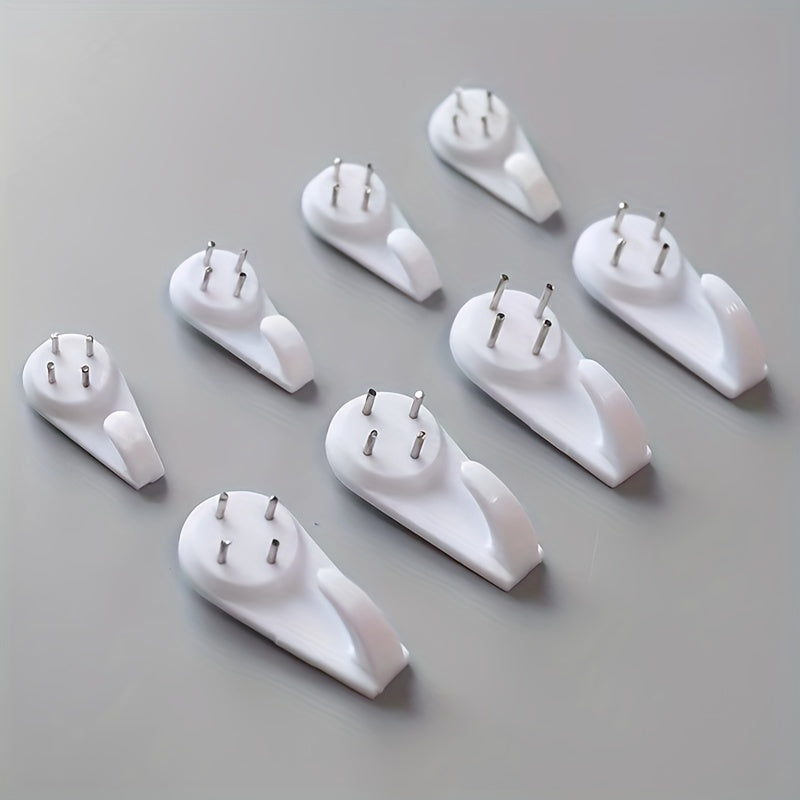 Rasm va bezaklarni osib qo‘yish uchun 10 ta ko‘rinmas plastmassa devor qoqichlari