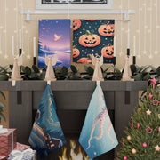 Christmas Kitchen Decorations Set of 4 Soft Material 45.72x66.04cm