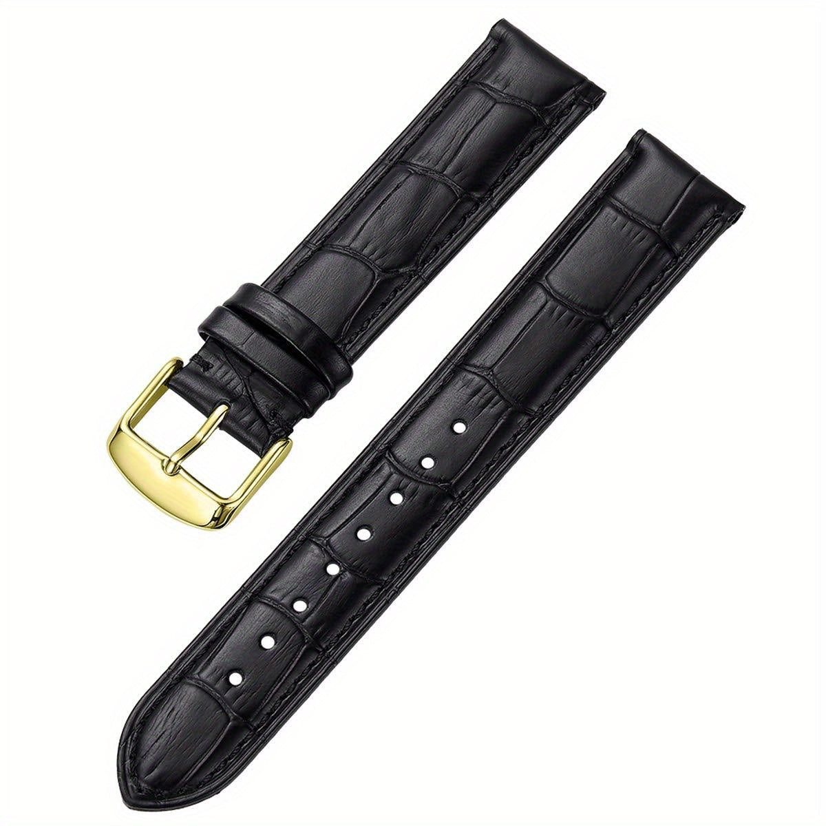Genuine Leather Watch Bands 12mm 18mm 20mm 22mm Compatible with Smartwatches