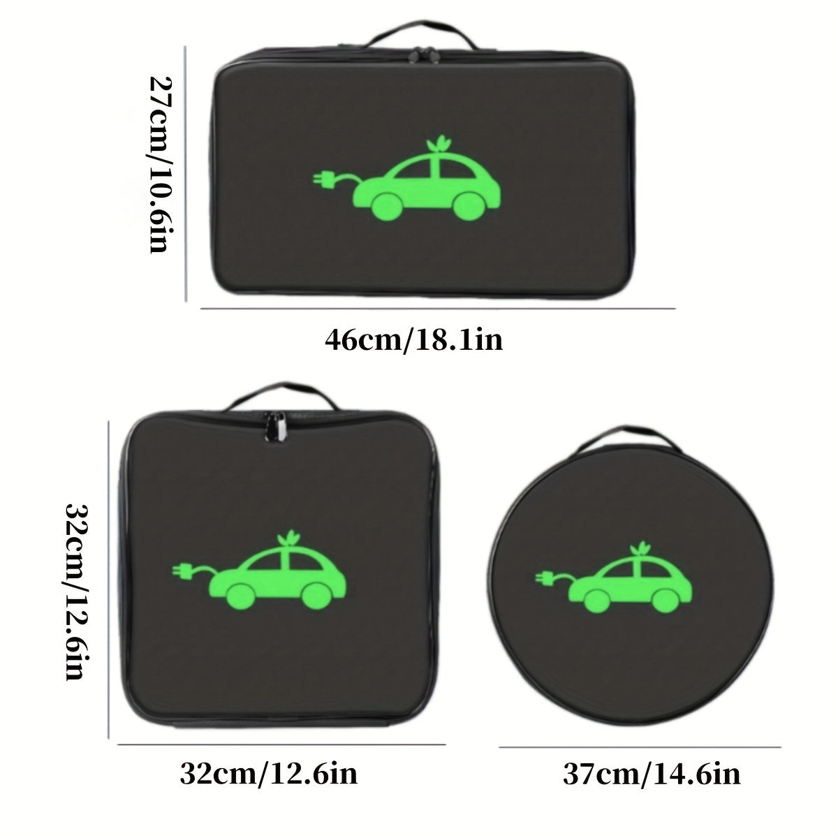 Unisex Oxford Car Trunk Organizer Waterproof Fire-Resistant Storage Bag