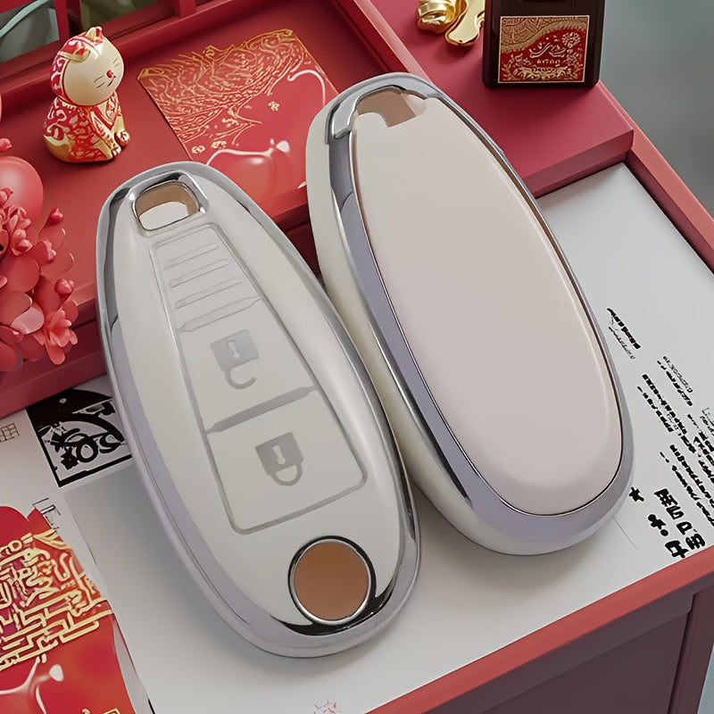 Car Key Case for Vitara Forte SX4 Leather Cover Protective Bag