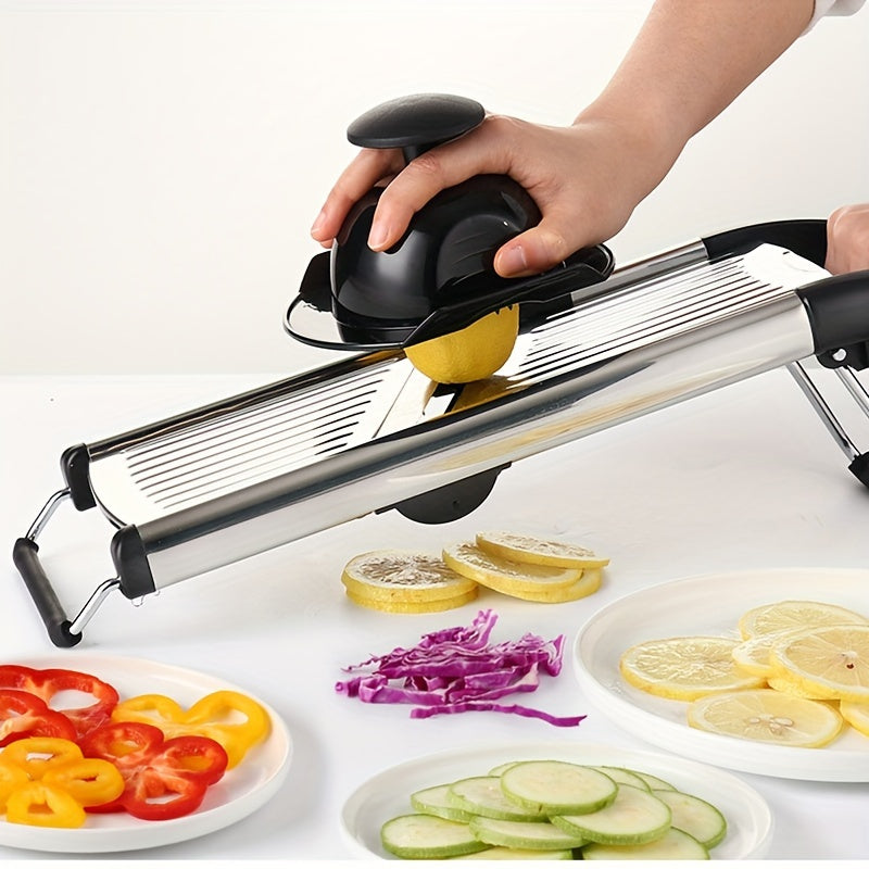 Stainless Steel Vegetable Chopper Slicer Manual Kitchen Tool for Fruits and Vegetables