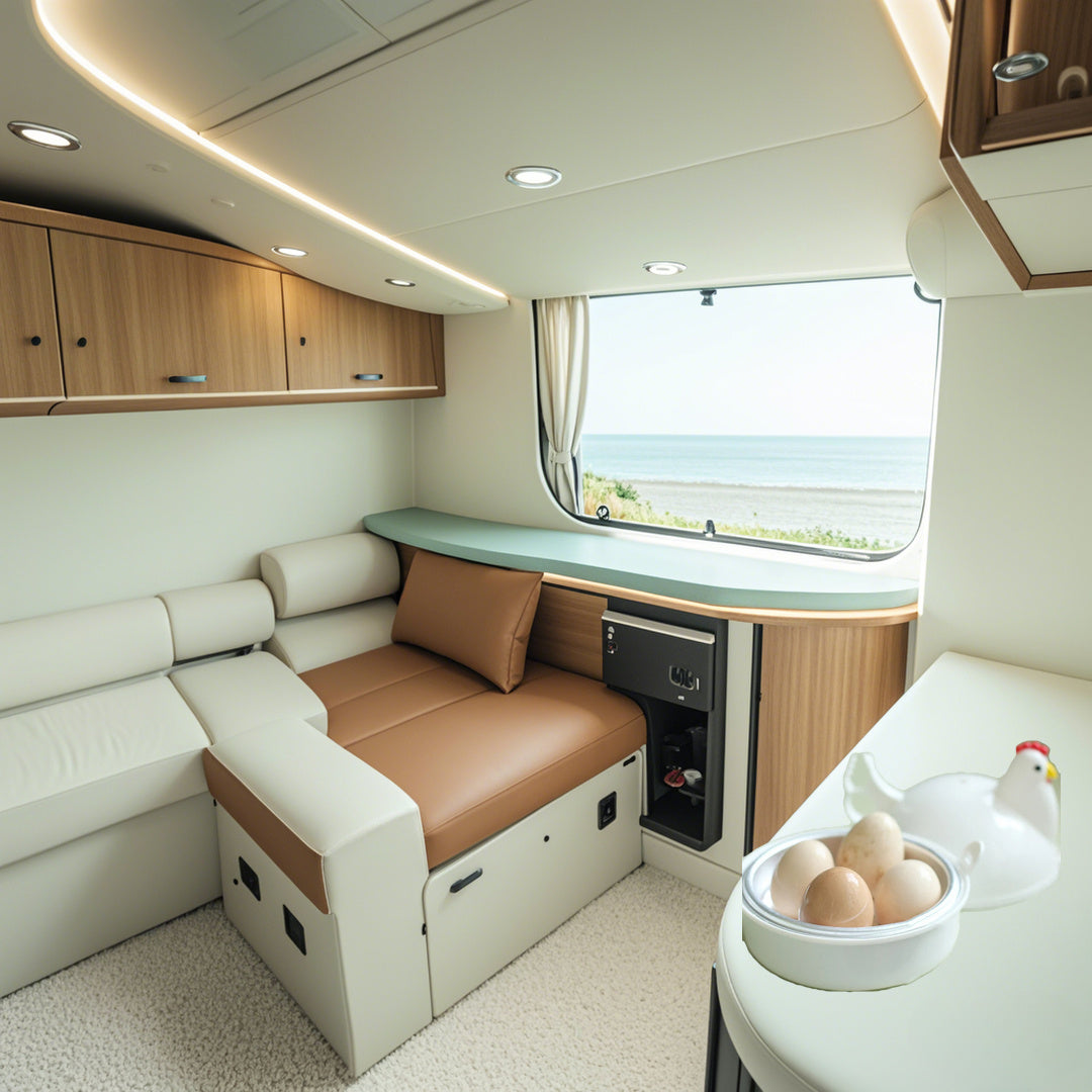 Chicken-shaped egg boiling pot aluminum alloy durable PP ideal for RV outdoor travel perfect for soft or hard boiled eggs