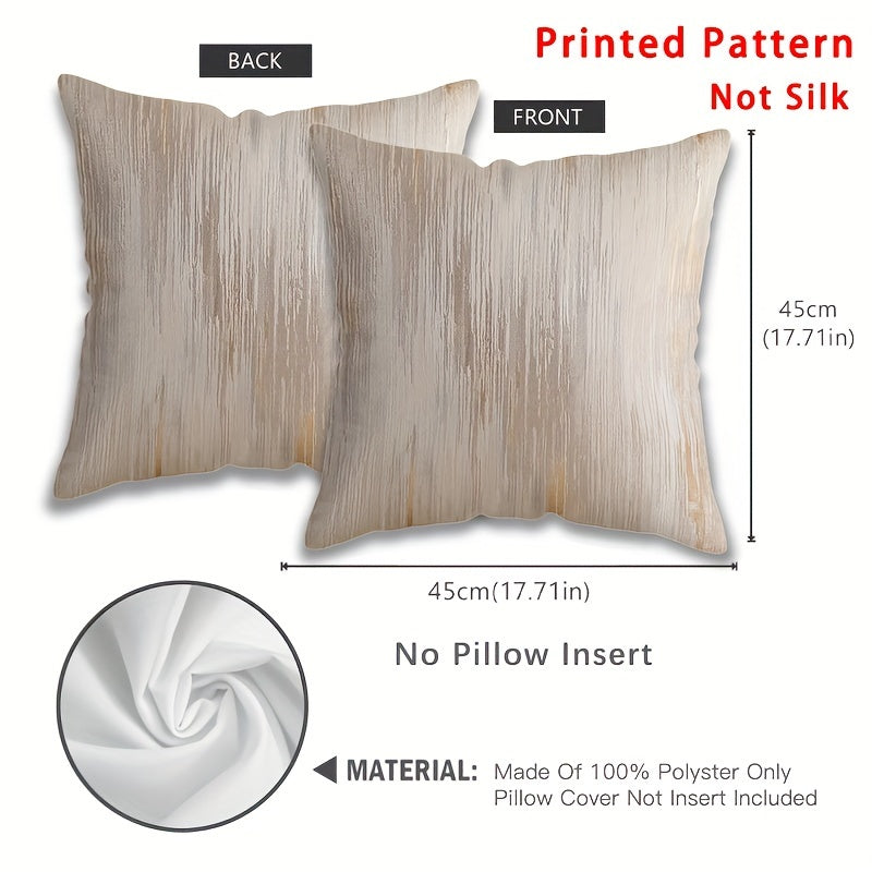 MEMNUN Vintage Stripe Jacquard Yostiq Qopqog'i, 100% Polyester, Mashinada Yuvish Mumkin, Zipper Yopilishi, Har qanday Xona uchun Bezak Yostiq Qopqog'i - Qo'shimcha Yostiq Kiritilmagan.