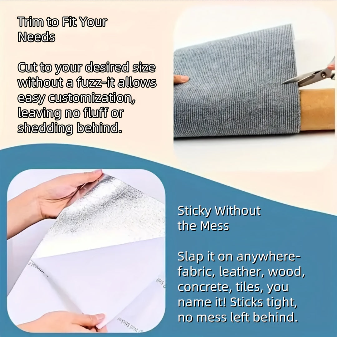 Полиэстеровая царапающая подушка для кошек, настенная установка, защита дивана, охранник для мебели, лазание