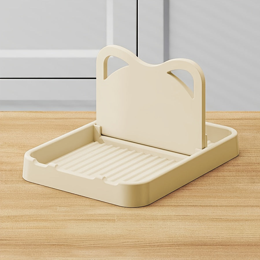 Pot Lid Organizer Wall Mount and Tabletop Kitchen Storage Shelf