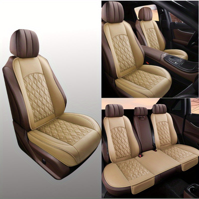 Universal Car Seat Covers Lightweight Breathable Fabric Easy Installation Multiple Colors