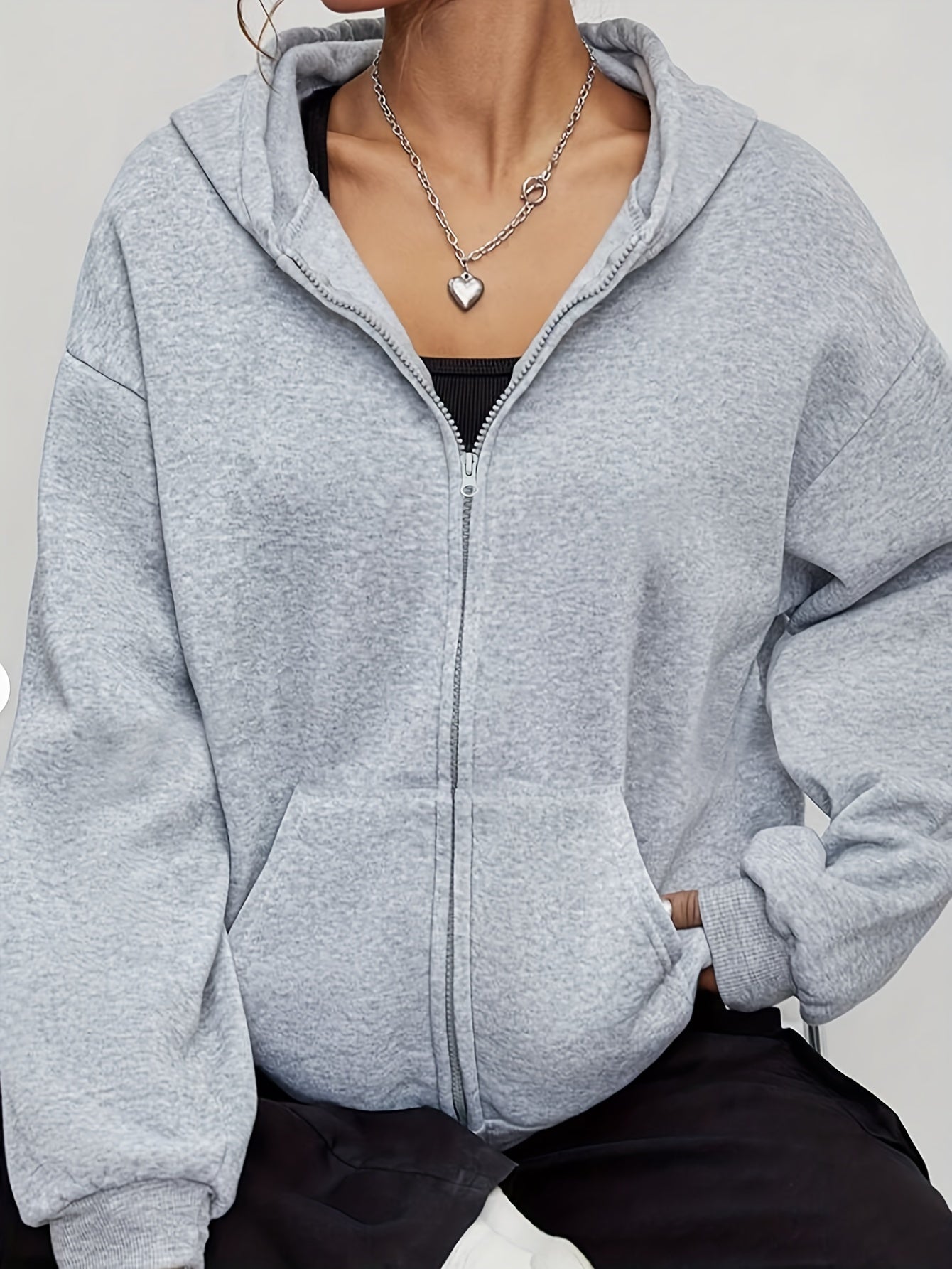 Sudadera ligera de felpa con capucha, bolsillos, manga larga, casual, otoño e invierno, poliéster

Source:
Women's Lightweight Fleece Hoodie with Pockets Long Sleeve Casual Fall Winter Polyester