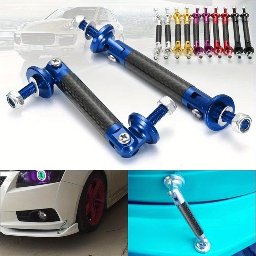 Universal Car Front Rear Bumper Lip Protector Support Bar Kit