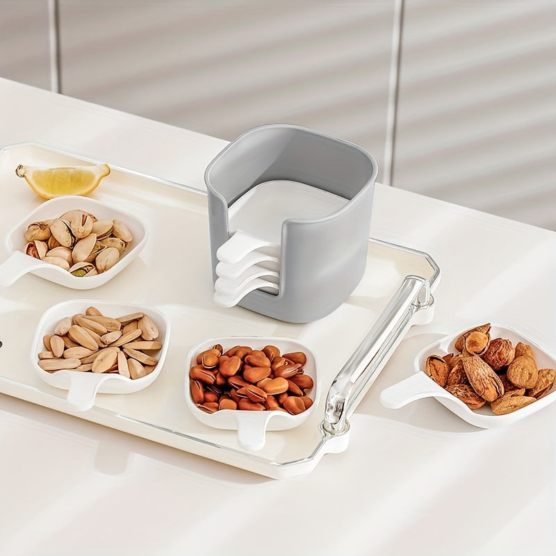 7-Piece Sauce Dish Set for Food Storage and Serving Including Steak Cheese Fruit and Snack Dishes