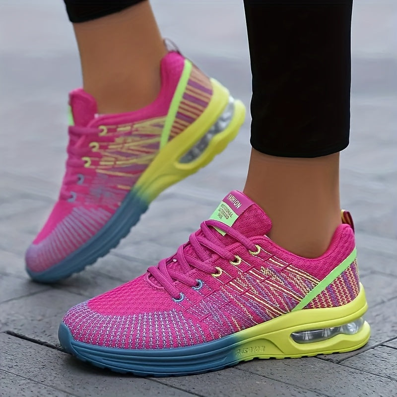 Women's Sports Shoes Shock-Absorbing Running Sneakers for Tennis, Training, Travel