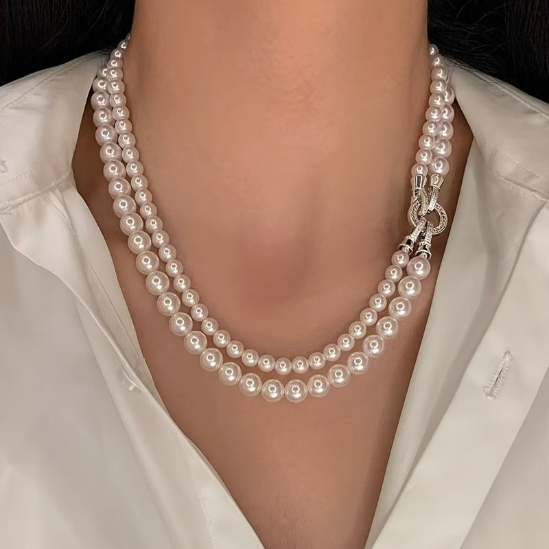 Freshwater Pearl Necklace for Women Elegant Beaded Jewelry for Formal or Everyday Wear