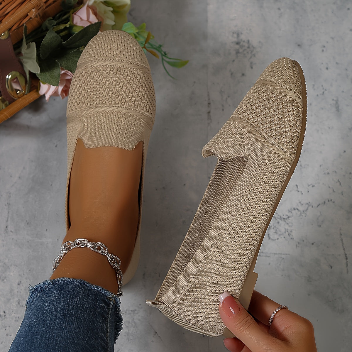 Women's Casual Breathable Flat Shoes for Summer Comfort