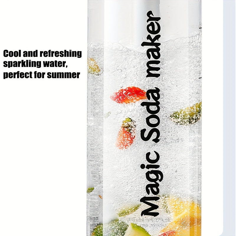 Máquina portátil de agua con gas con botella libre de BPA, carbonatador personal de agua con gas