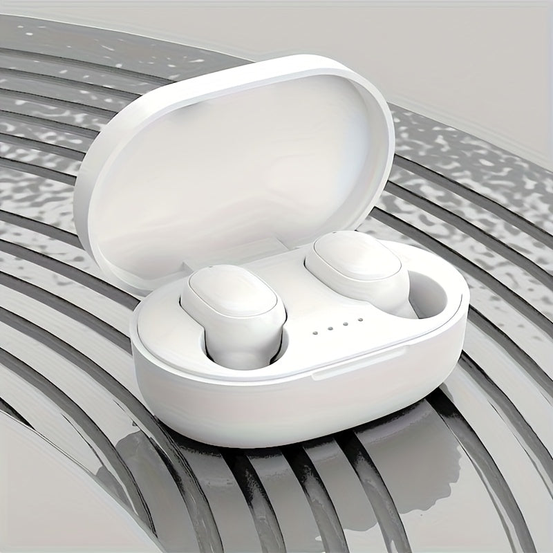 Wireless In-Ear Headphones with Transparent Space Capsule Design and Battery Level Display